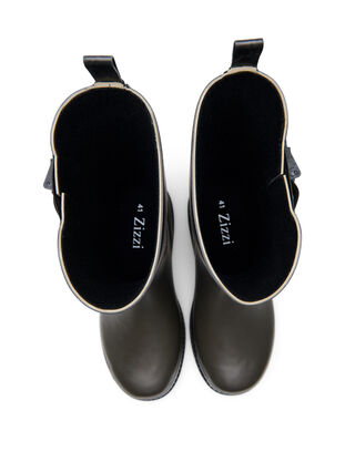 Zizzi Lange gummistøvler med bred passform, Tarmac, Packshot image number 2
