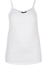 Basistopp i bomull, Bright White