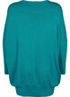 Strikket tunika i en viskoseblanding, Deep Lake, Packshot image number 1