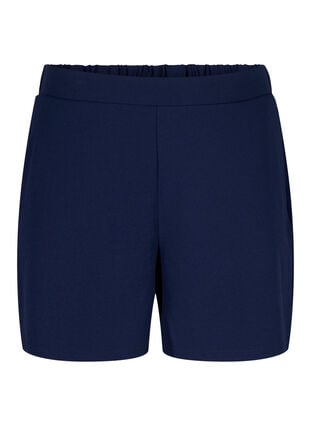 Zizzi FLASH - Løstsittende shorts med lommer, Blå, Packshot image number 0