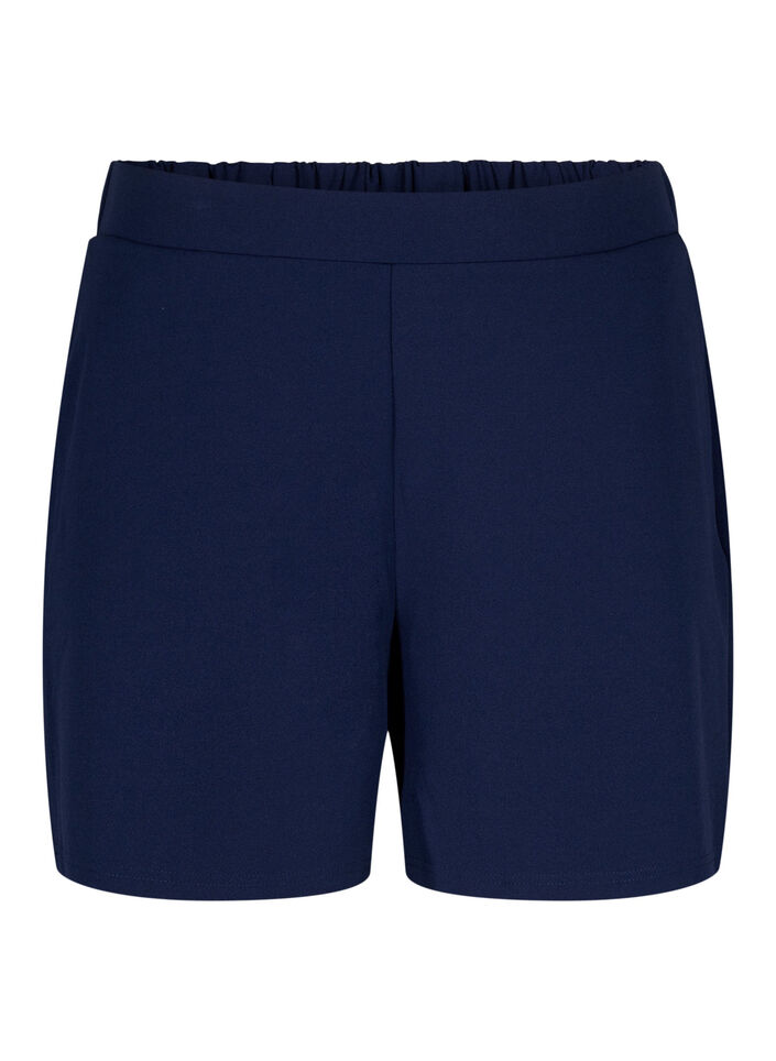 FLASH - Løstsittende shorts med lommer, Blå, Packshot image number 0