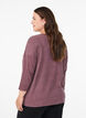 Jersey bluse med 3/4 ermer, R&oslash;d, Model image number 2