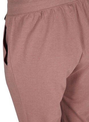 Bukser med lommer, Rose Taupe Melange, Packshot image number 3