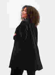 Lang blazer i velour, Black, Model