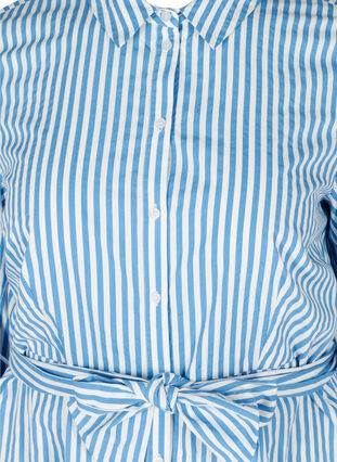 Stripete skjortekjole i bomull, Regatta, Packshot image number 2
