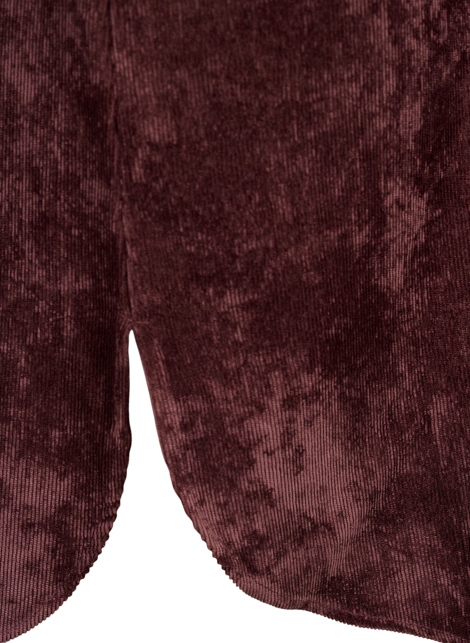 Zizzi Fl&oslash;yelskjole med 3/4-ermer og knapper, Fudge, Packshot image number 3