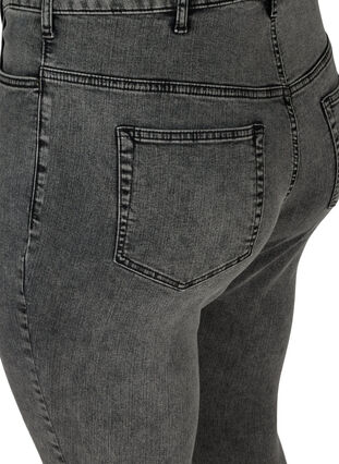 Super slim Amy jeans med høyt liv, Grey Denim, Packshot image number 3
