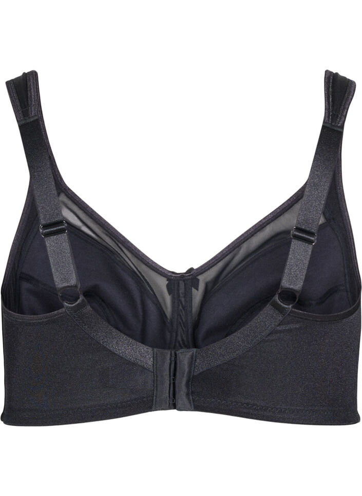 BH med mesh detaljer, Black, Packshot image number 1
