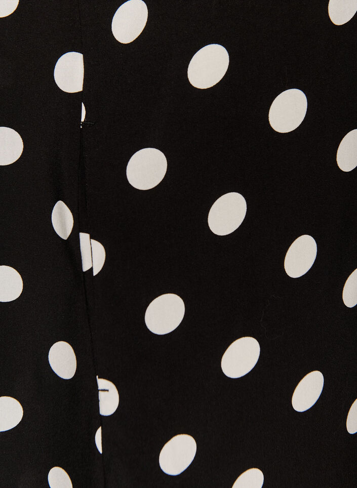 Loose fit lang skjorte i viskose, Vanilje, Packshot image number 3