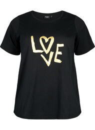 FLASH - T-skjorte med motiv, Black Heart
