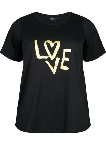 FLASH - T-skjorte med motiv, Black Heart, Packshot image number 0