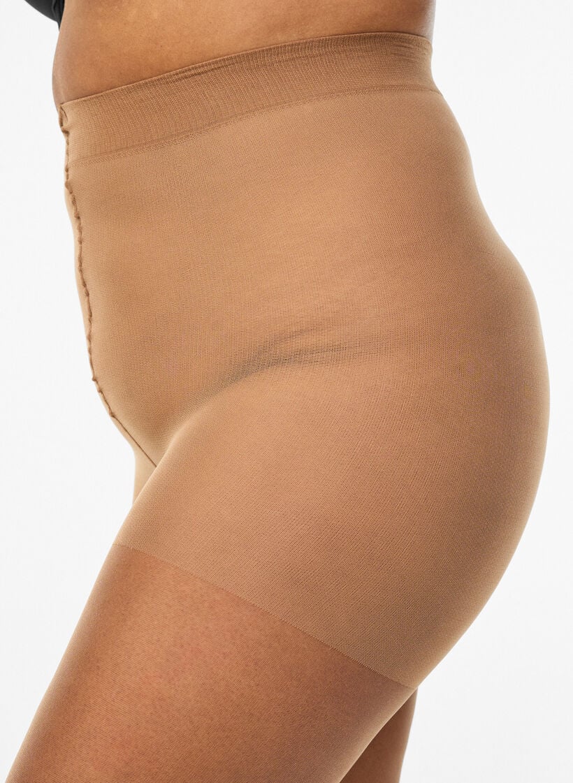 Solbrune tights i 25 denier, Beige, Model image number 2