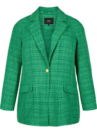 Bouclé-blazer, Verdant Green, Packshot image number 0