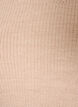 Strikket bluse med ribbestruktur og knappdetaljer, Beige, Packshot image number 2