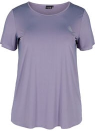 Kortermet T-skjorte til trening, Purple As Sample
