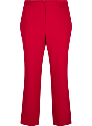 Dressbukse med lommer, Tango Red, Packshot image number 0