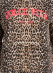 Genser med leopardmønster og statement-trykk, Brun, Packshot image number 2