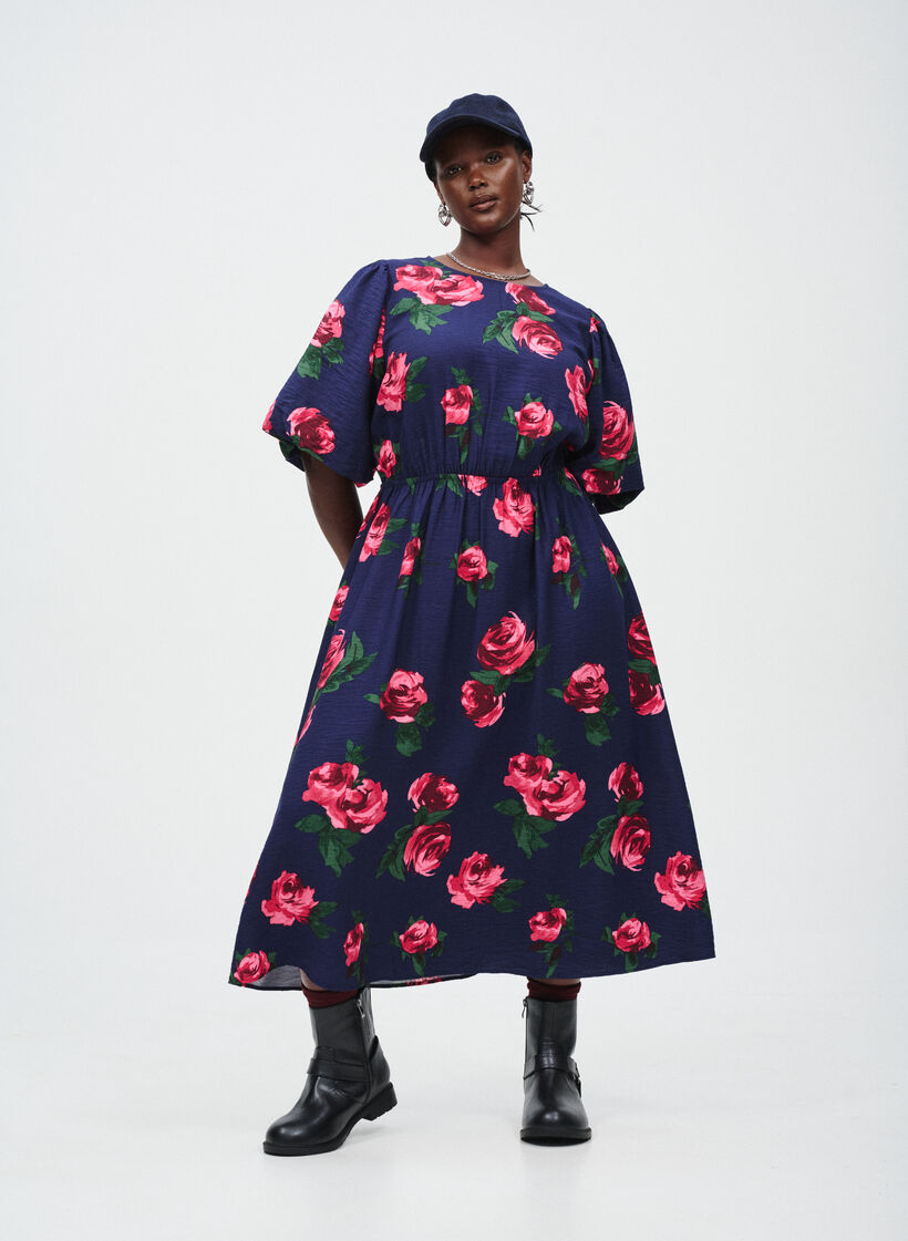 Kjole med roser, , Model