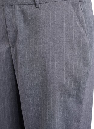 Zizzi Pinstripe Bermuda-shorts med Loose fit, Grå, Packshot image number 2