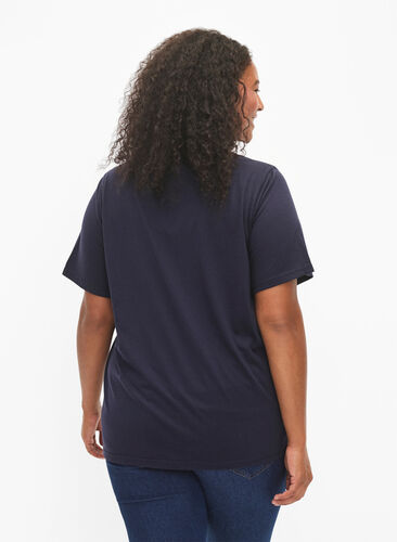 FLASH - T-skjorte med motiv, Navy Bl Rose Gold, Model image number 1