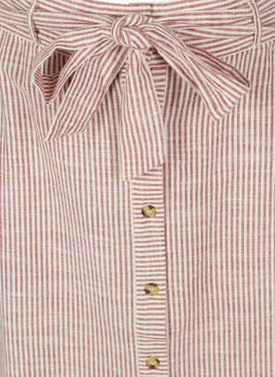 Stripete bomullsskjørt med lommer, Dry Rose Stripe, Packshot image number 2