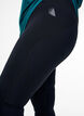 Treningsleggings med forsterkning på innsiden av lårene, Black, Model image number 3