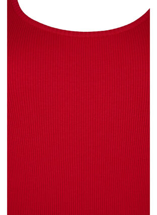Basis tanktopp i en ribbet struktur, 2 stk., Tango Red/Black, Packshot image number 2