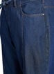 Vide jeans med knytebelte og høy midje, Blå, Packshot image number 2