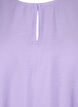 Kortermet bluse i viskose, Violet Tulip, Packshot image number 2
