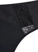 G-streng med blondedetaljer, 3 stk., Svart, Packshot image number 3