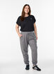 L&oslash;se joggebukser med lommer, Gr&aring;, Model image number 1