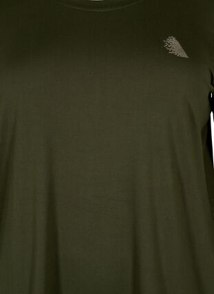 Zizzi Treningsgenser med 3/4-ermer, Grønn, Packshot image number 2