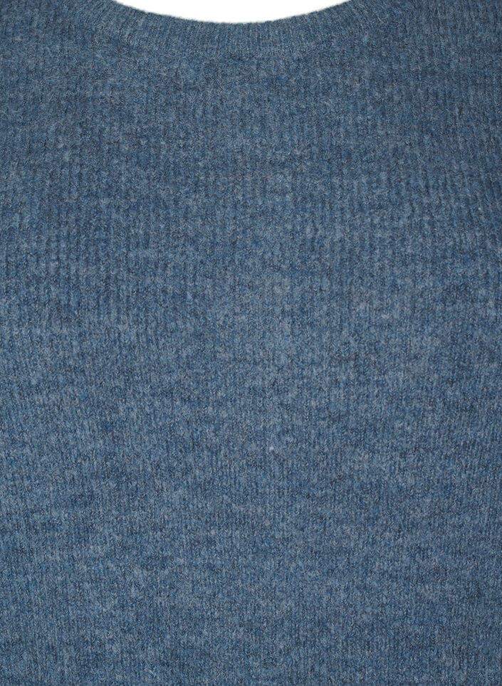 Melert genser med rund hals, Bering Sea Mel., Packshot image number 2