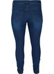 Jeggings i bomullsblanding, Dark blue denim, Packshot image number 1