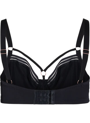 Full cover BH med stringdetaljer, Black, Packshot image number 1