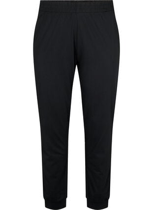 Zizzi Pyjamas i bomull, Svart, Packshot image number 0