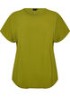 Kortermet bluse med rund hals, Gr&oslash;nn, Packshot image number 0