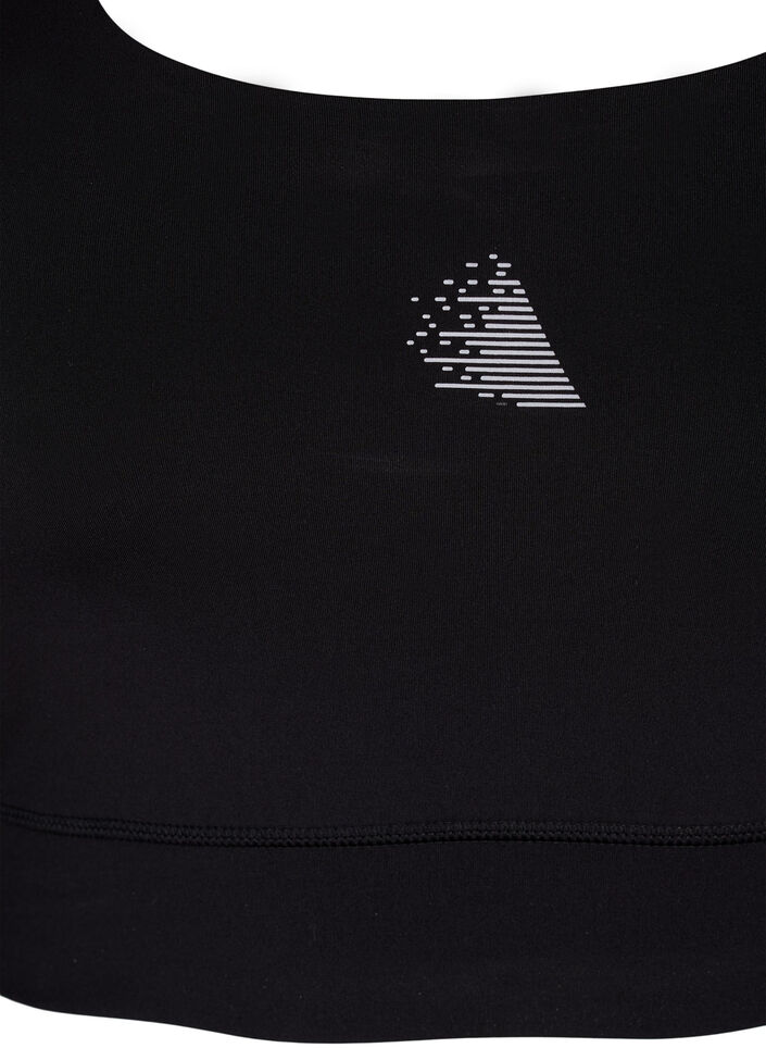 Racerback sportsbh, Black, Packshot