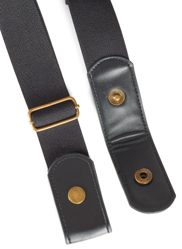 Elastisk belte, Svart, Packshot image number 1