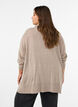 Poologenser med l&oslash;s passform, Beige, Model image number 2
