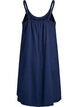 Midi strap dress in organic cotton, Bl&aring;, Packshot image number 1