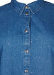 Denimskjorte med rhinesteiner og 3/4 ermer, Bl. Denim Rhinestone, Packshot image number 2