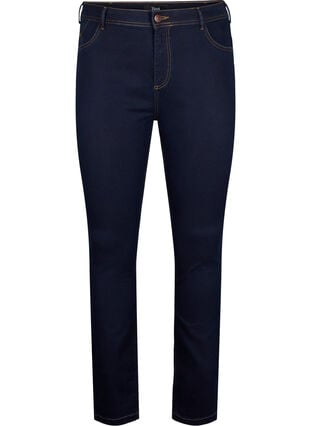 Zizzi Super slim Amy jeans med høyt liv, Blå, Packshot image number 0