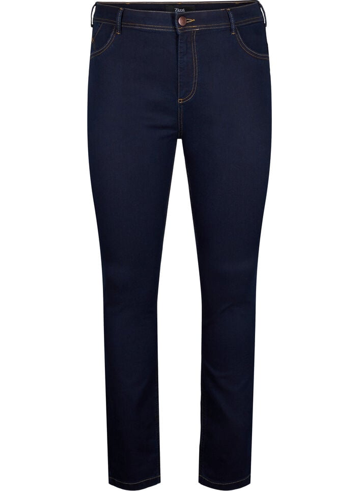 Super slim Amy jeans med høyt liv, Blå, Packshot image number 0