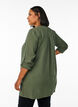Bomulds muslin-tunika med broderie anglaise, Gr&oslash;nn, Model image number 2