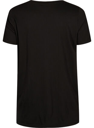 Oversized T-skjorte med trykk, Black W. Love, Packshot image number 1