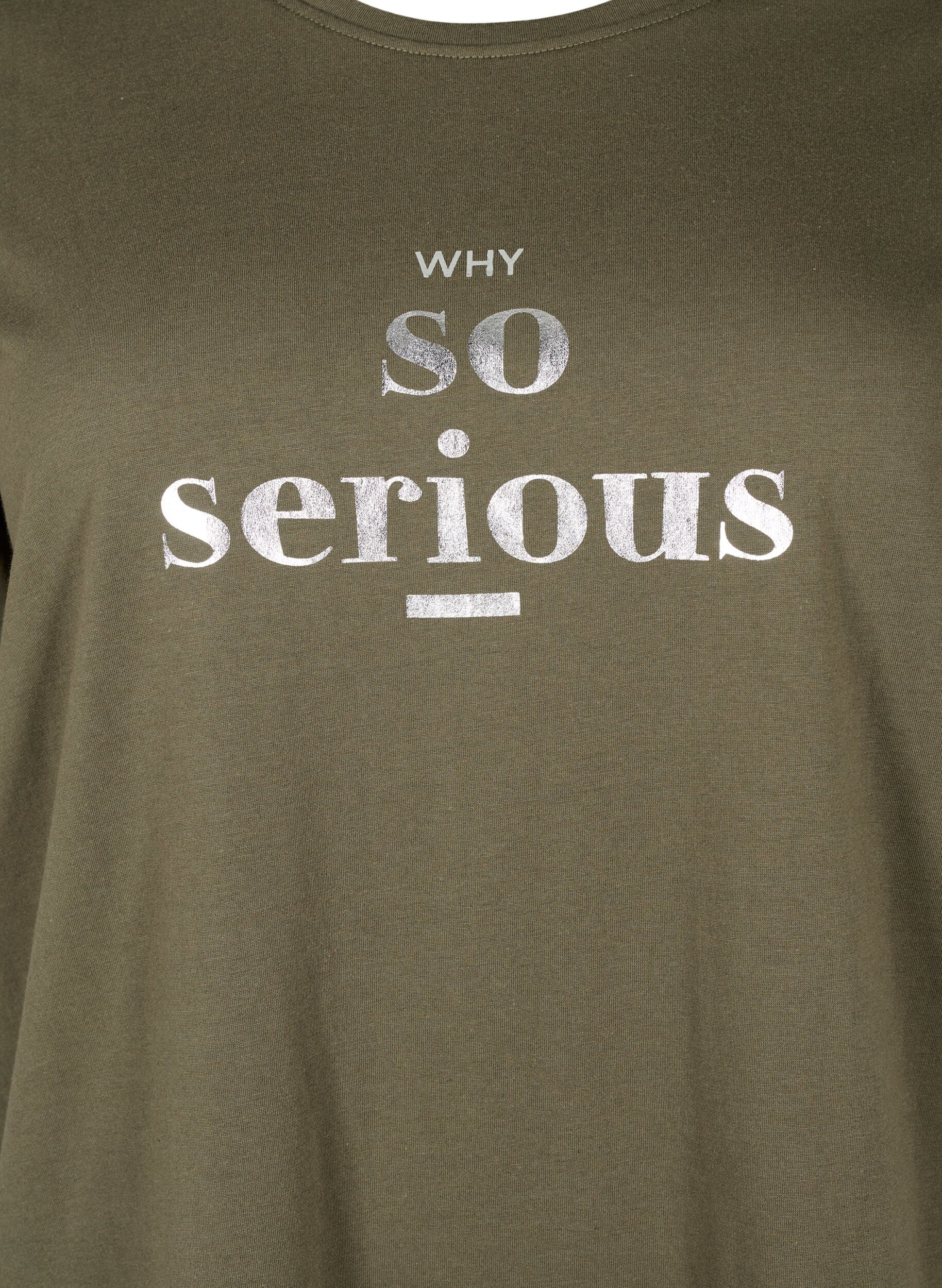 Zizzi FLASH - T-skjorte med motiv, Ivy Green, Packshot image number 2