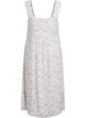 Sommerkjole med brede stropper, Hvit, Packshot image number 1