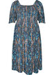 Sommerkjole i viskose med paisley-trykk, Bl&aring;, Packshot image number 0