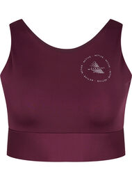 CORE, MID SUPPORT SPORTS BRA - Sports-BH med V-skjæring på ryggen, Fig